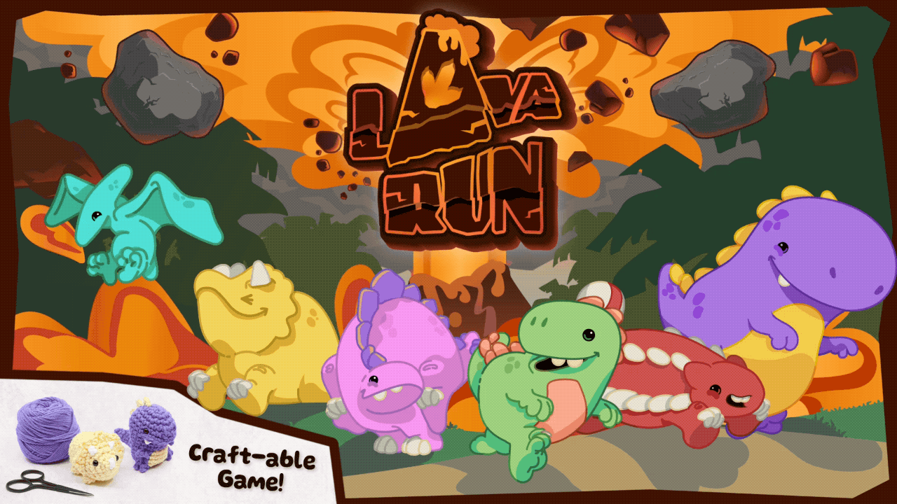 Lava Run - The Craft-Able Dinosaur Game