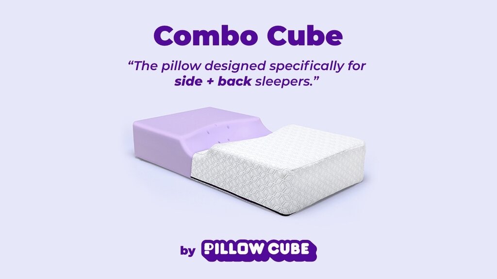 Combo Cube: The Only Pillow for Every Back & Side Sleeper