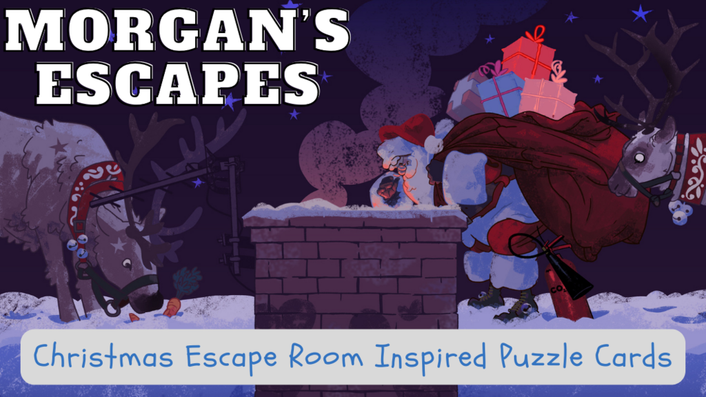 Christmas Escape Room  Inspired Puzzle Gift Cards