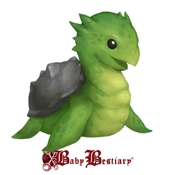 Baby Bestiary: Dragon Turtlette Plush