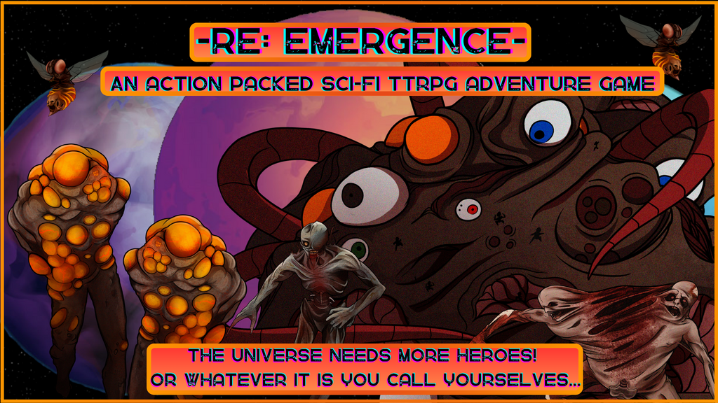 RE:EMERGENCE a sci-fi action adventure TTRPG